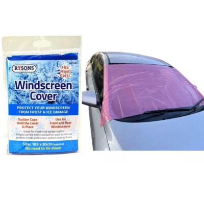 Car Windscreen Cover Ice Frost Shield Snow Protector Sun Shade Van Universal UK