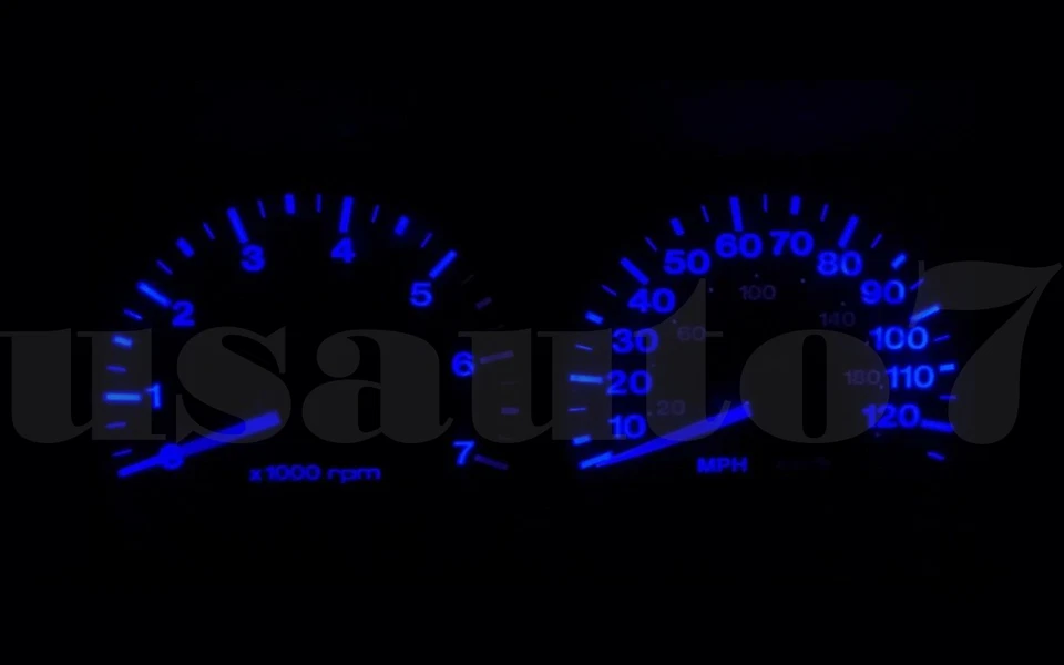 Dash Cluster Gauge BLUE SMD LED LIGHT BULBS KIT Fit 93-98 Jeep Grand Cherokee ZJ - Image 3 of 4