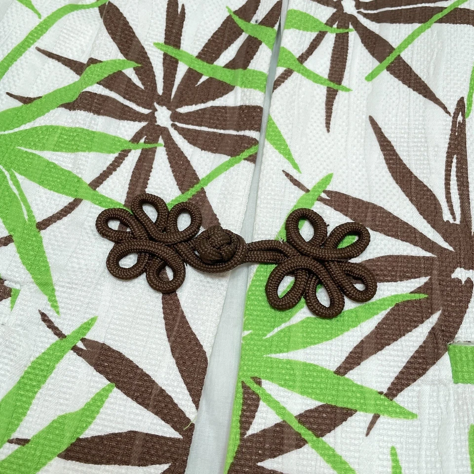 Chaqueta Milly of New York Talla 6 Blanco Verde Blazer Palmera Tropical Floral Foto 3 de 4