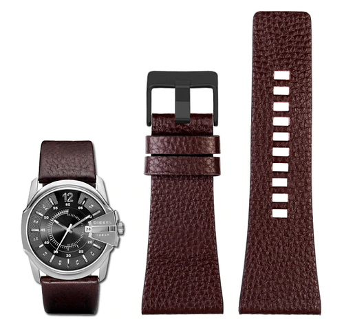 27 mm Zethydum Cuero Genuino Premium Texturizado Correa/Banda de Reloj + Herramienta de Cambio - Imagen 8 de 15