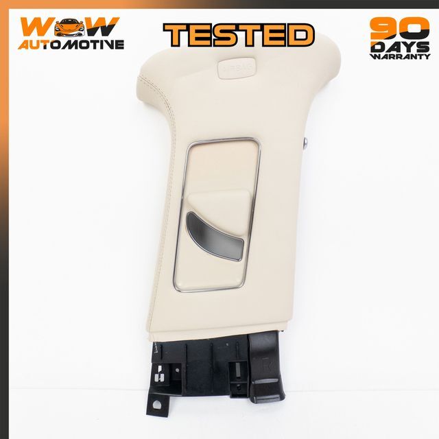 06-13 BENTLEY CONTINENTAL FLYING SPUR RIGHT UPPER B PILLAR COVER TRIM BEIGE OEM