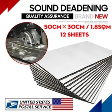 19Sqft Sound Deadener Automotive Insulation Heat Shield Noise Kill Damping Mat