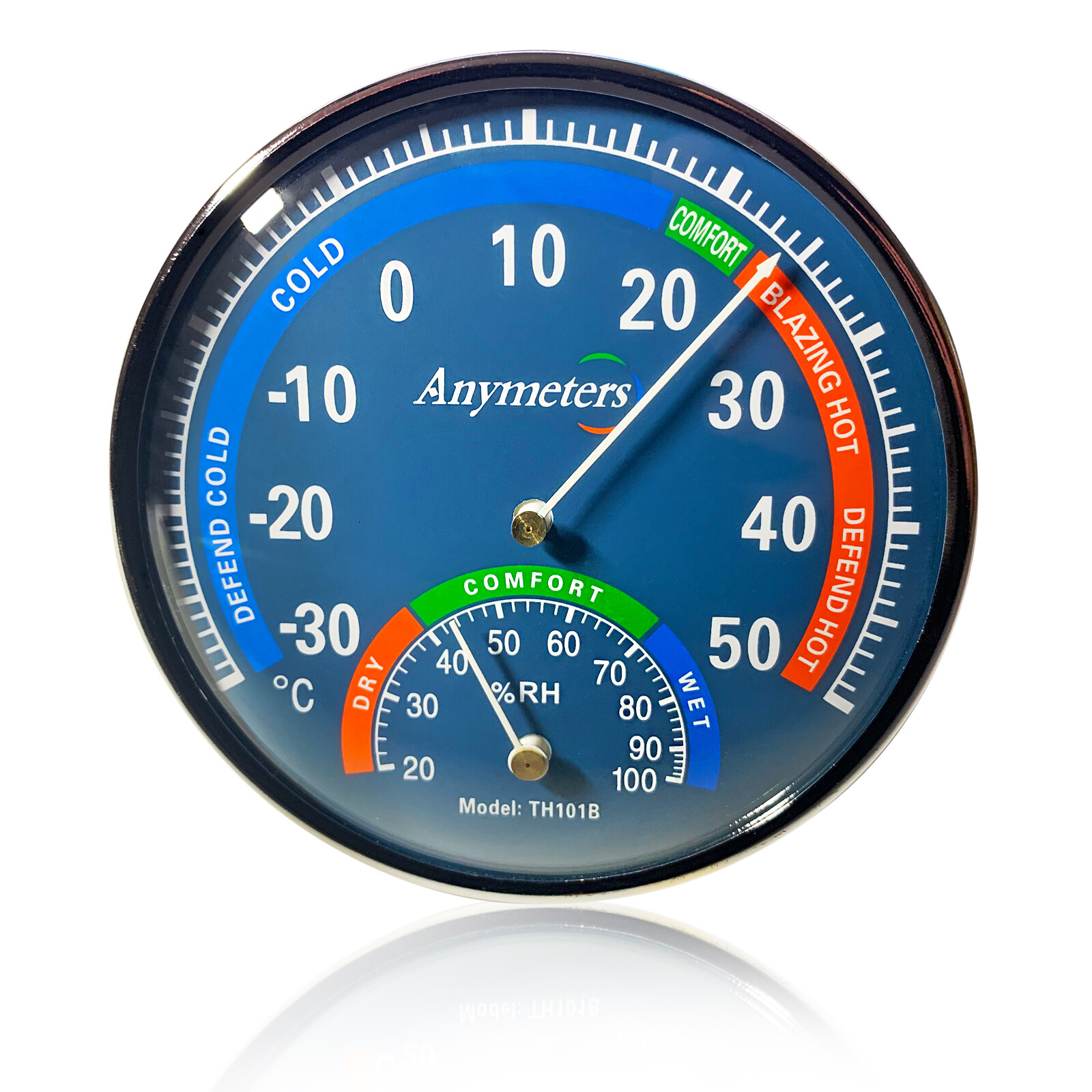 Thermometer Hygrometer Analog Luftfeuchtigkeitsmesser Innen