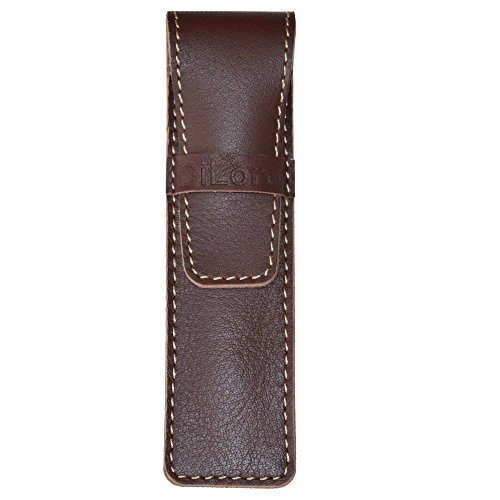 Leather Pen Case Pouch Holder for One Fountain Ballpoint Rollerball Pen or