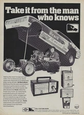 1974 Cal Custom Magazine Ad Ed McCulloch Revellution Funny Car 1973 Dart Sport
