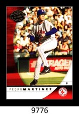 1-2001 DONRUSS CLASS OF 2001 BASE PEDRO MARTINEZ RED SOX CARD#78