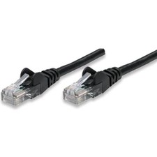 Intellinet Cavo di rete Patch in CCA Cat. 6 Nero UTP 20 mt