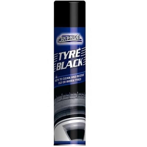 Car Pride Plastic Bumper & Exterior Trim Restorer Spray 300ml Black