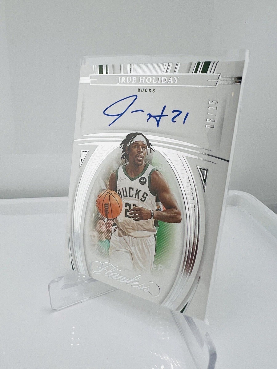 2021-22 Panini Flawless Signatures Jrue Holiday Autograph #d 6/15 
