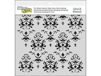 The Crafters Workshop Stencil 12x12 Damask on sale The Crafters Workshop Stencil 12x12 Damask on sale