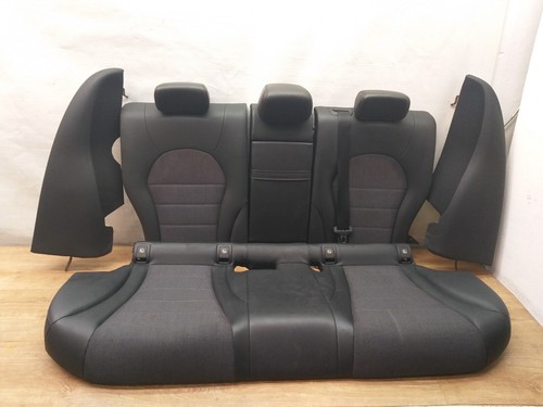 Mercedes W205 Limo Rücksitzbank Stoff Leder Schwarz A2059200650 (siehe foto)