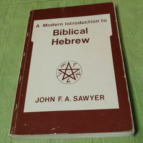 A MODERN INTRODUCTION TO BIBLICAL HEBREW BY JOHN F.A. SAWYER 1980 PAPERBACK - Bild 1 von 9