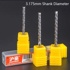 3.175mm Shank Solid Carbide End Mill 2-Flute Tungsten Steel CNC Milling Cutter