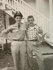 Vtg Black & White Photo Of Man In US Military Uniform Army Soldier WW2 Era