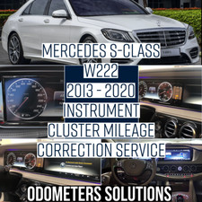 MERCEDES BENZ S-CLASS 2013 - 2020 Instrument Cluster Mileage Correction Service