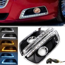 Drl For Chevy Malibu 2013-15 Led Daytime Running Light Fog Lamp With Turn Signal