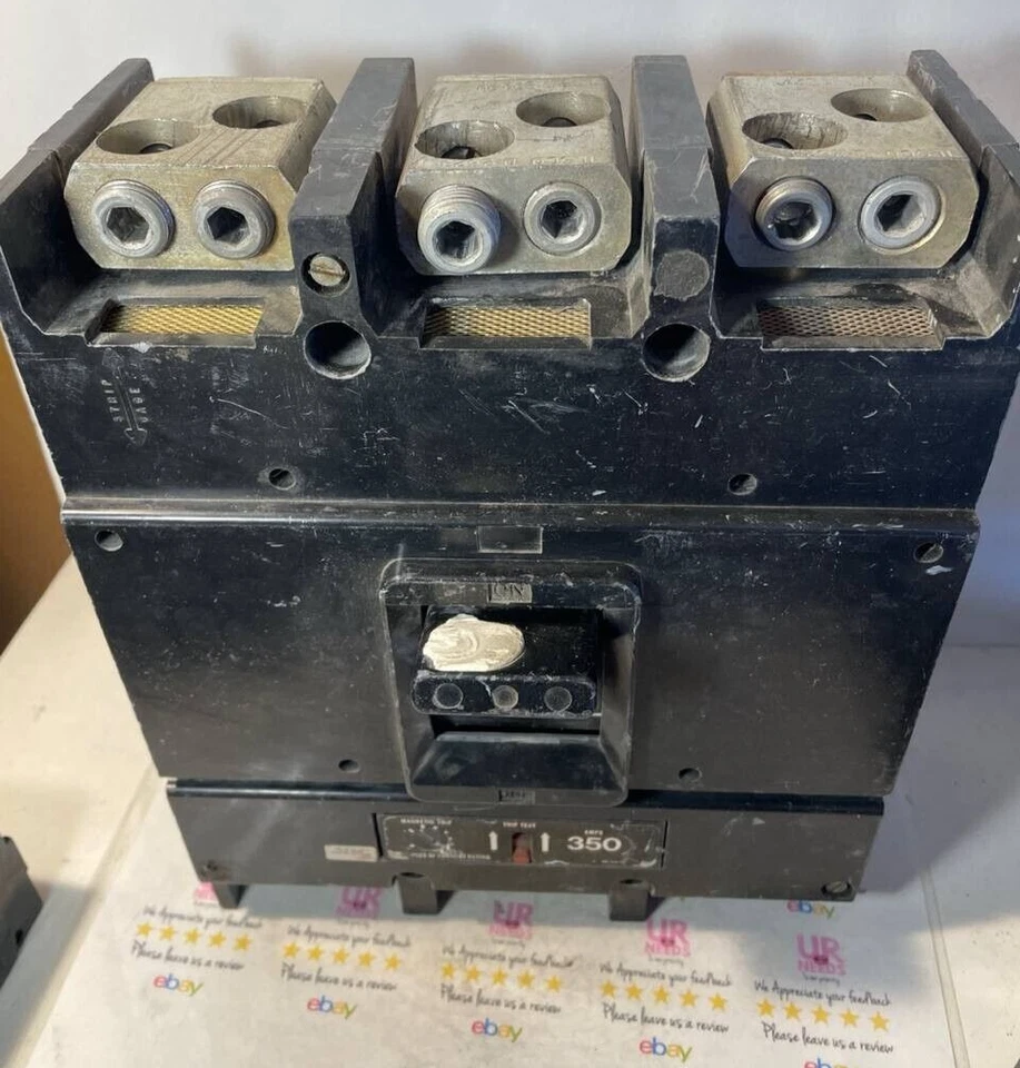 GTE/SYLVANIA - SJD-3-C-350-DISYUNTOR TIPO AJD, 350 A,240 VAC, 3 POLOS Chip Foto 2 de 4