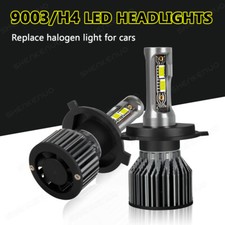 LED Headlight Kit H4 HB2 9003 6000K Hi/Low Bulbs for HONDA CIVIC 1992-2002 2003