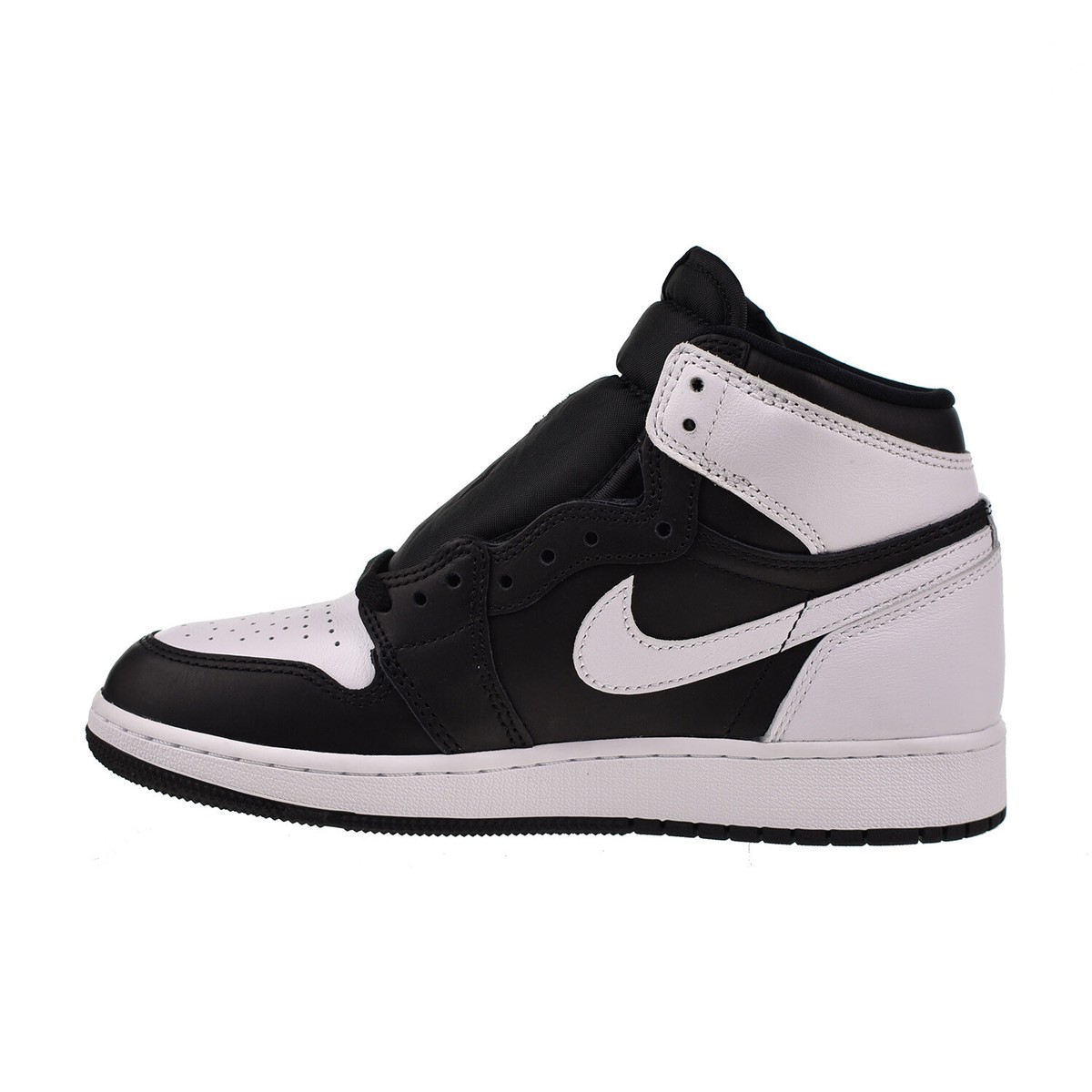 Jordan 1 Retro High OG (GS) Big Kids' Shoes Black-White FD1437-010