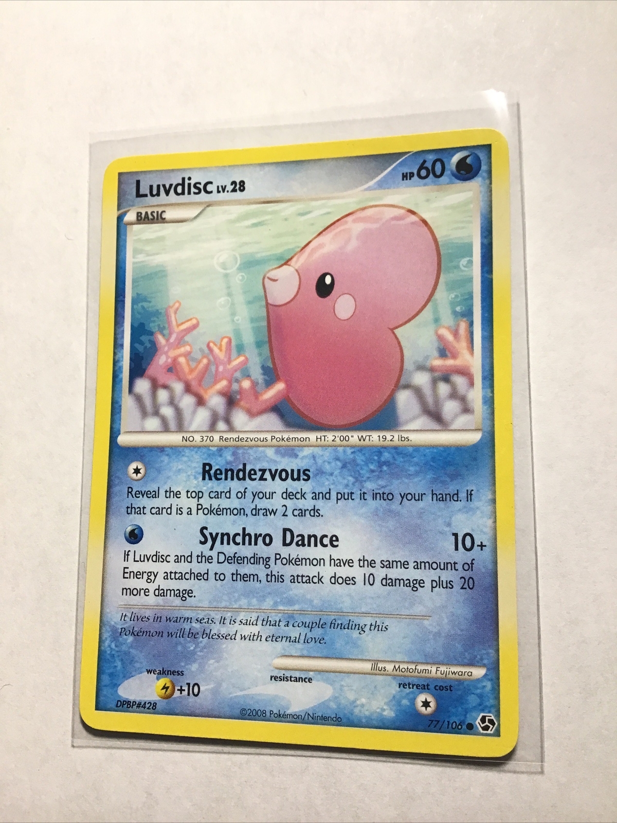 LUVDISC - 77/106 - Great Encounters - Pokemon Card - PL