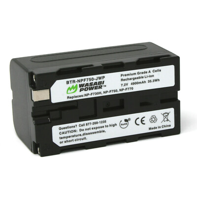 Wasabi Power Battery for Sony NP-F730, NP-F750, NP-F760, NP-F770 (4900mAh, L