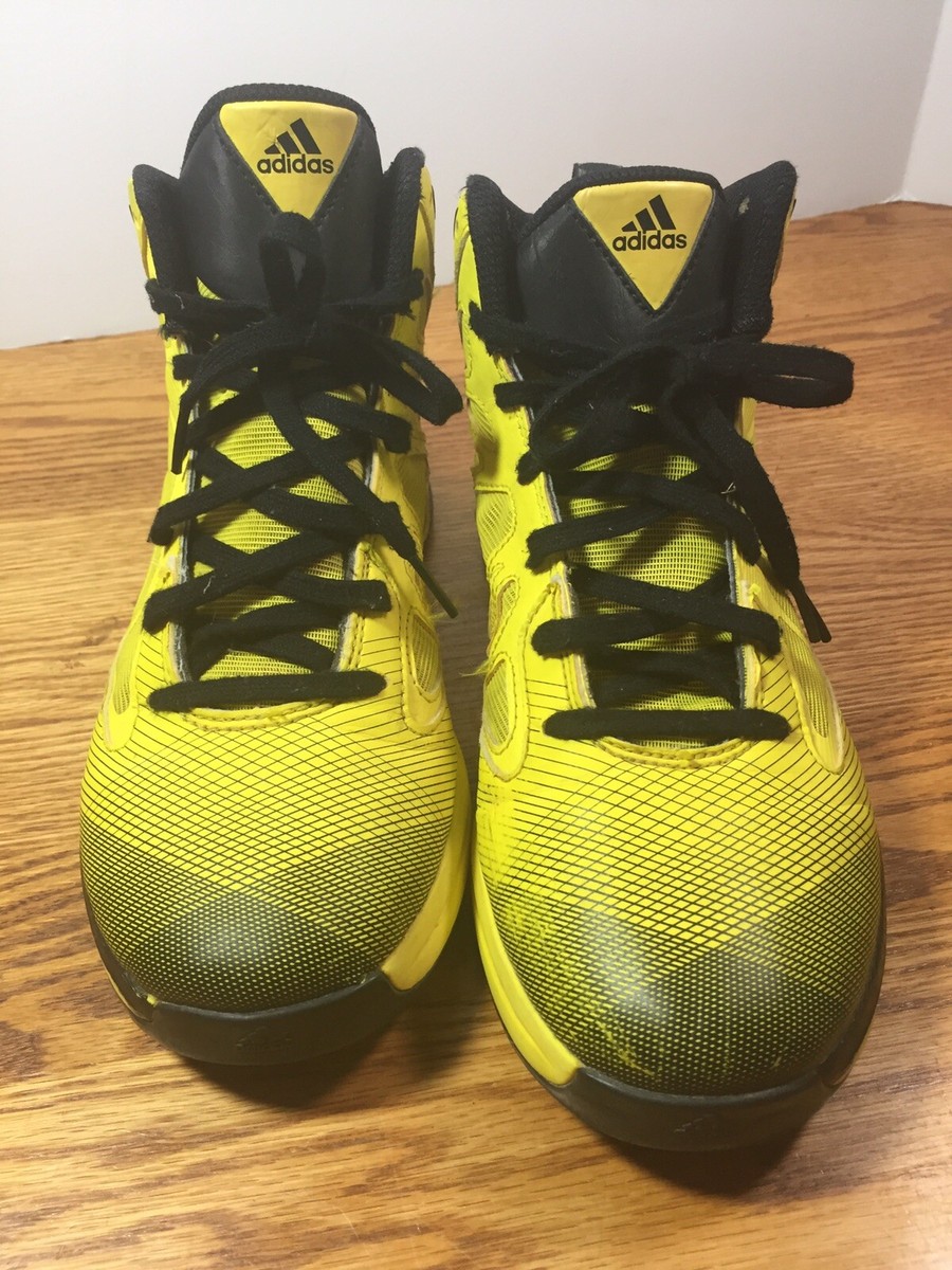 Adidas Basketball Shoes Men's Size 5.5 Yellow Black Mesh Ape 779001 | eBay