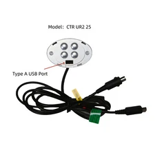 Power Recliner Lift Chair Raffel Systems 4 Button 5 Pin Hand Control CTR UR2 25