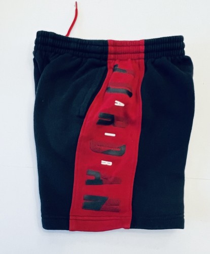 Nike Air Jordan Jumpman Red Shorts Fleece Black Youth Boys SMALL 5/6 - Picture 3 of 7