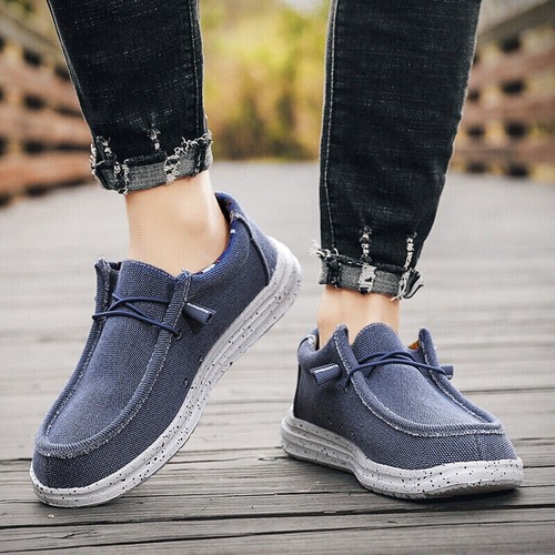 Herren Leichte Stretch Halbschuhe Atmungsaktiv Freizeit Slipper Sneaker Schuhe Gr. - Bild 7 von 41