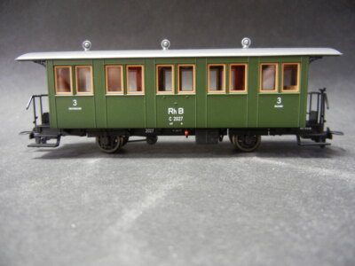 Bemo 3234 157 H0m RhB C 2027 Zweiachs Personenwagen 3.Klasse Neuware im Karton