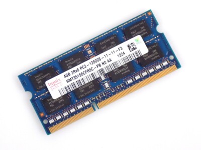 4GB HP 641369-001 Hynix HMT351S6CFR8C-PB DDR3-1600 PC3-12800S SO-Dimm CL11 1.35V