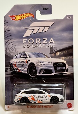 Hot Wheels Forza Motorsport weiß 17 Audi RS 6 Avant Modell DIecast Geschenk