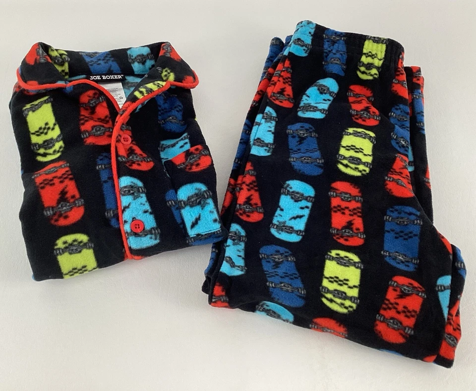 Niños talla Pijama Joe Boxer 6/7 2 piezas Juego de patinetas cálidas pesadas Foto 3 de 4