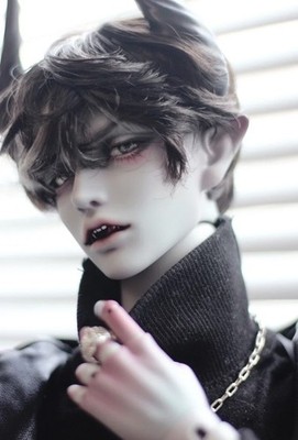 BJD 1/3 doll's head only Gissto, exta ears, doll's head, without body