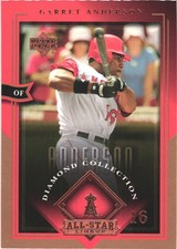2004 Upper Deck Diamond Collection All-Star Lineup #1 Garret Anderson