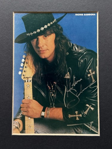 Richie Sambora ~Bon Jovi Music Star Signed Autographed 1995 Photo