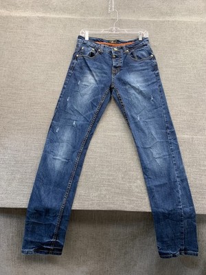 LTB Jeans Womens 30x32 Blue Denim Cotton Casual Distressed Slim Fit Skinny Leg
