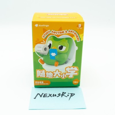 MINISO x Duolingo Duo the Owl Language Learning Figure Blind Box China Pop-Up 