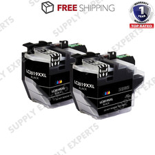 2 Pack LC3019XL Black for Brother MFC-J5330dw MFC-J6530dw MFC-J6930dw Printer