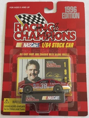 Racing Champions #38 Dennis Setzer 1996 Nascar Lipton Tea Thunderbird Signed