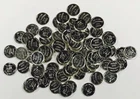 80 GRAM LOT OF .999 SILVER! EACH ROUND IS A GRAM! VERY SHINY! GREAT BUY!NR#G3385