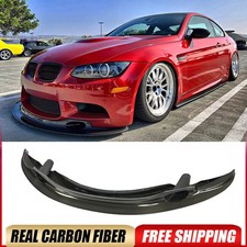 For BMW 3 Series E90 E92 E93 M3 2008-2013 REAL CARBON Front Bumper Lip Spoiler