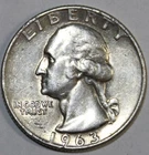 1963-D Washington Quarter - Extra Fine - #3159EA