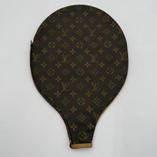 Louis Vuitton Racket Case Brown Monogram PVC Leather Bag Vintage Authentic