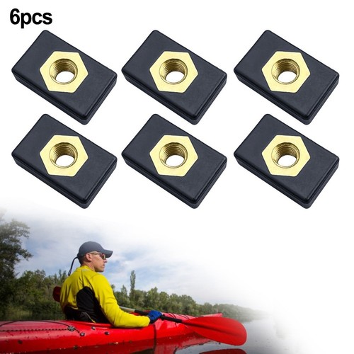 M6 Gewinde Kupfer Gleitmutter Seitenmontage Gleitschiene Schiene für Kajak Boot - Bild 9 von 9
