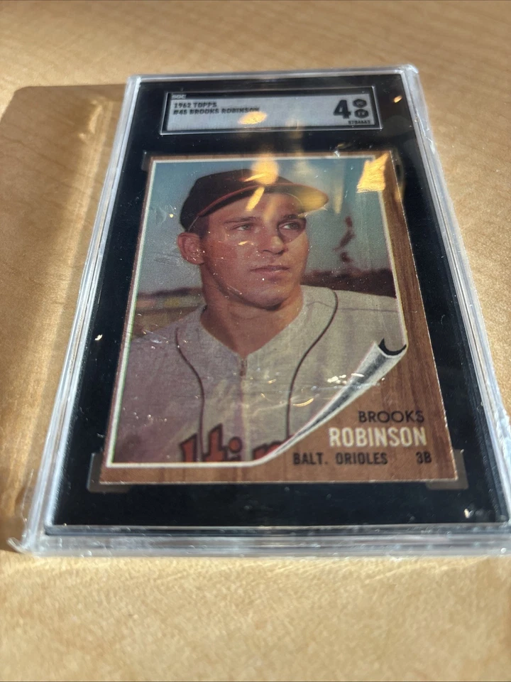 1962 Topps Set-Break # 45 Brooks Robinson SGC 4 VG EX HOF MVP Baltimore Orioles - Image 4 of 4