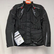 Bering Veste Oural Motorcycle Jacket Black Women's XLarge *CLOSEOUT Was $224.95*