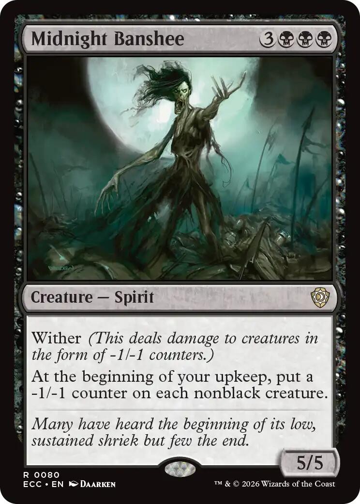Midnight Banshee - 80 - Commander: Lorwyn Eclipsed