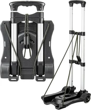 Lightweight Folding Hand Truck Dolly 2 Wheels Portable Cart for Travel