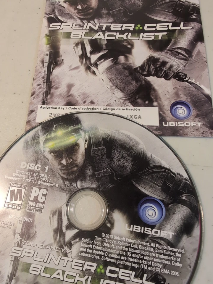 Splinter Cell Blacklist Tom Clancy PC With Code And Manual - Image 4 of 4